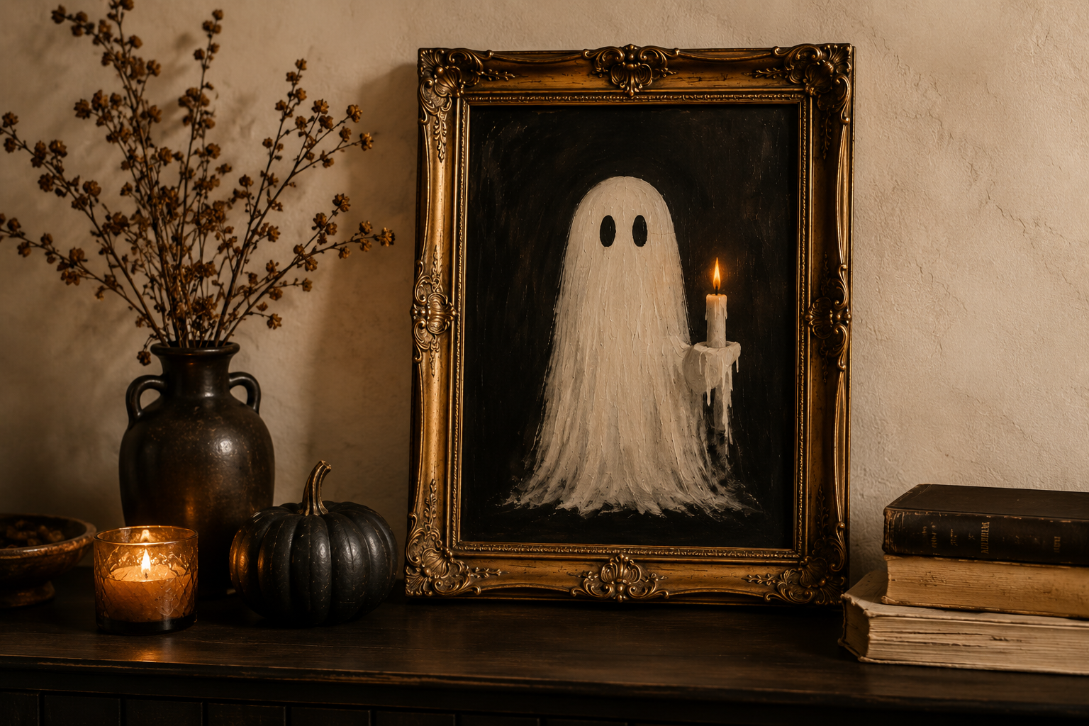 Easy Ghost Painting for Halloween: A Beginner-Friendly Weekend DIY