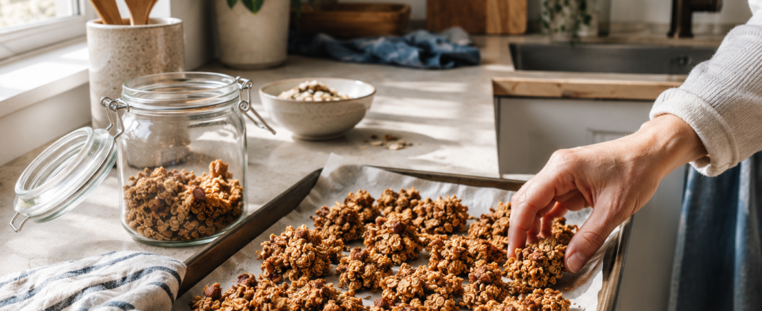 Easy Homemade Granola With Big Crunchy Clusters