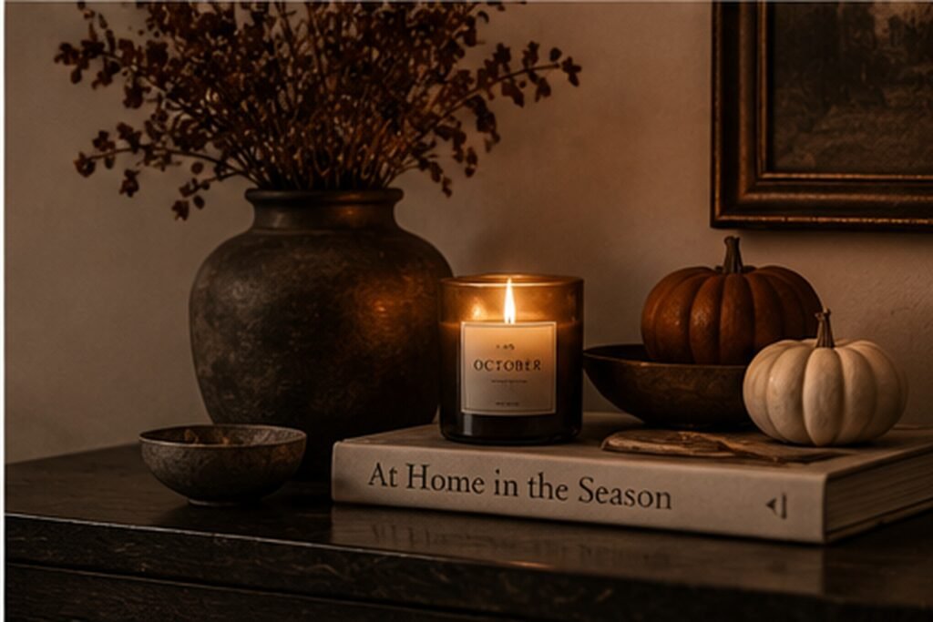 moody modern Halloween decor ideas for a cozy apartment
