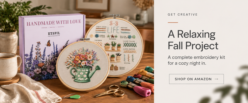  compact beginner craft kit / removes the need to choose and source separate materials / strong fit for someone who wants a hands-on night without committing to a new hobby